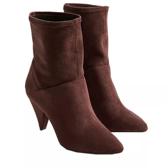 Urban Outfitters Brown Faux Suede Scrunch Boots - Picture 8 of 10